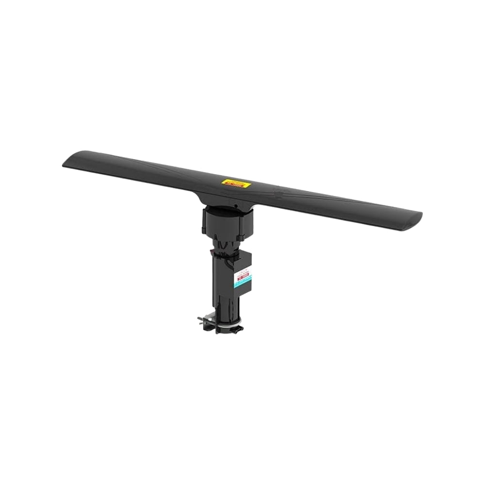 Military Style HD TV Antenna with 360° Remote Rotation