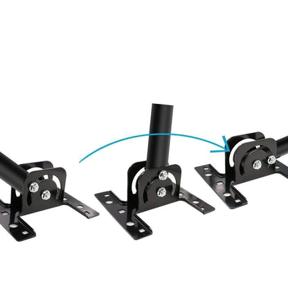 Universal J-Pole Antenna Mounting Bracket with 180° Rotation