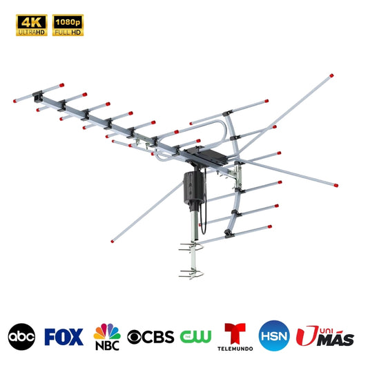 110 Mile Range Outdoor TV Antenna Crystal Clear HD Reception