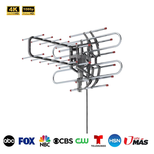 Outdoor TV Antenna with Signal Booster 150 Mile Range