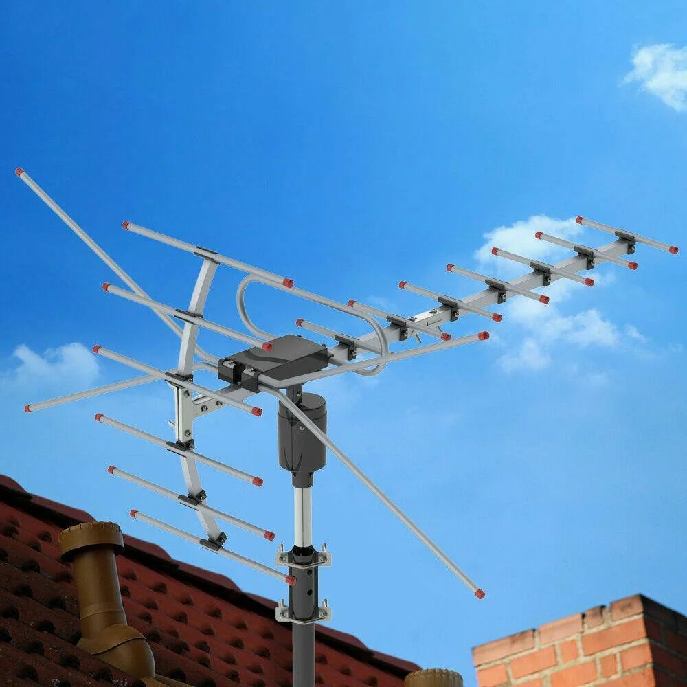 110 Mile Range Outdoor TV Antenna Crystal Clear HD Reception