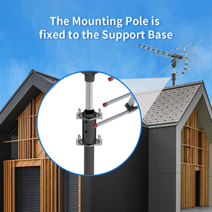 110 Mile Range Outdoor TV Antenna Crystal Clear HD Reception